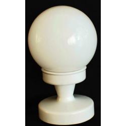 3 oude plafondlampen/messing/bakeliet/porselein/inc.verz€110
