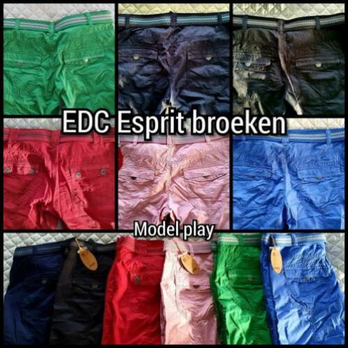 6 nieuwe EDC ESPRIT broeken maat 44 lengte 34