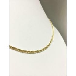 PM-3590518 14 Karaat Massief Gouden Gourmet Ketting - 44 cm