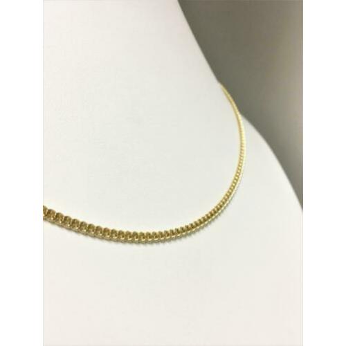 PM-3590518 14 Karaat Massief Gouden Gourmet Ketting - 44 cm
