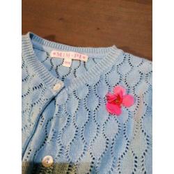 Mim-pi 104, licht blauw vestje
