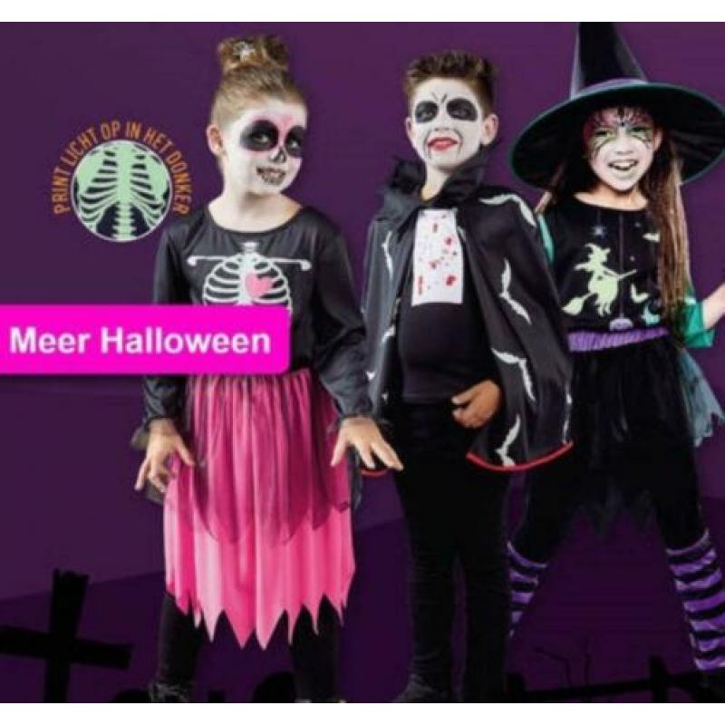 Vampier cape 110-128 *NIEUW*