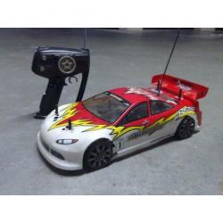 Brandstof auto met 2.5cc motor nitro 4wd zender start toebeh