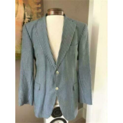 Tommy hilfiger blauwe streep blazer jasje colbert large bcbc