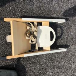 Houten stoelverhoger Handysitt van Stokke incl zitkussentje