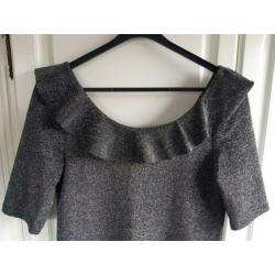 Nieuwe glitter zwangerschapsjurk, maat M mama licious
