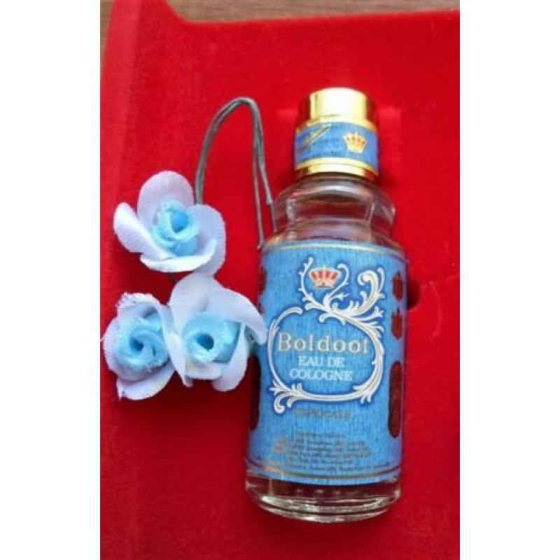 Boldoot oude geschenkverpakking. Zeep en eau de cologne