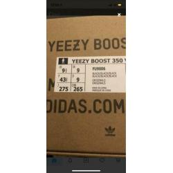 Yeezy black 350v2 43 1/3