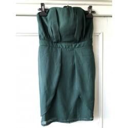 Galajurk, strapless, 1 keer gedragen!
