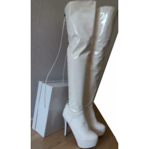 Overknee Lak Laarzen Maat 39 Nieuw in schoenendoos