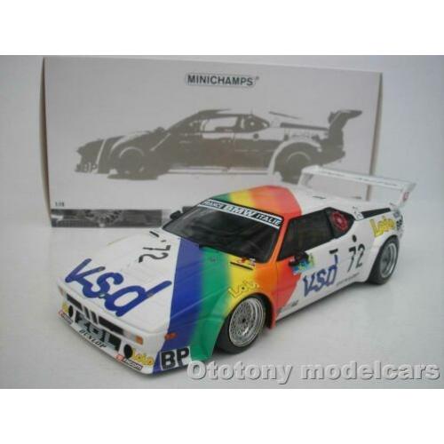 Bmw M1 #72 Le Mans 1981 Rousselot 1/18 Minichamps