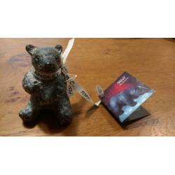 2 vintage beeldjes van WE, A Wolf Original Canada Craft