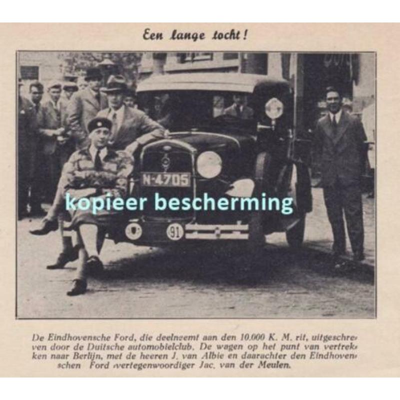 10 originele zeer oude Ford knipsels / advertenties v.a 1924