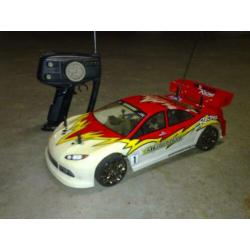 Brandstof auto met 2.5cc motor nitro 4wd zender start toebeh