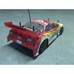 Brandstof auto met 2.5cc motor nitro 4wd zender start toebeh