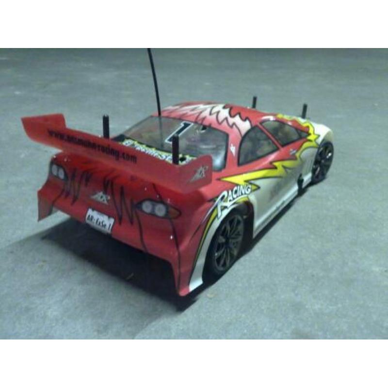 Brandstof auto met 2.5cc motor nitro 4wd zender start toebeh