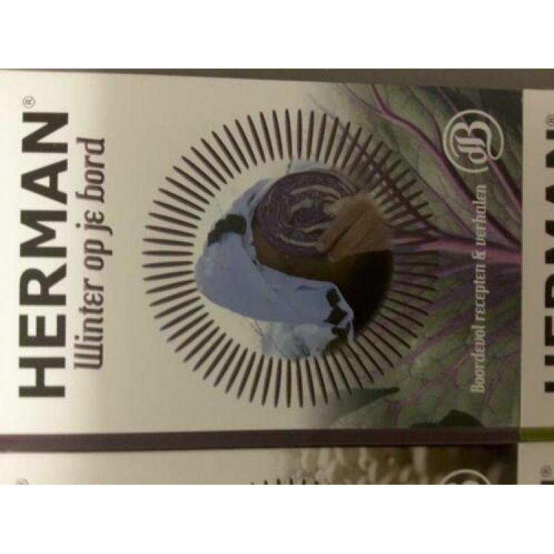 Kookboeken van Herman de bleiker 4stuks