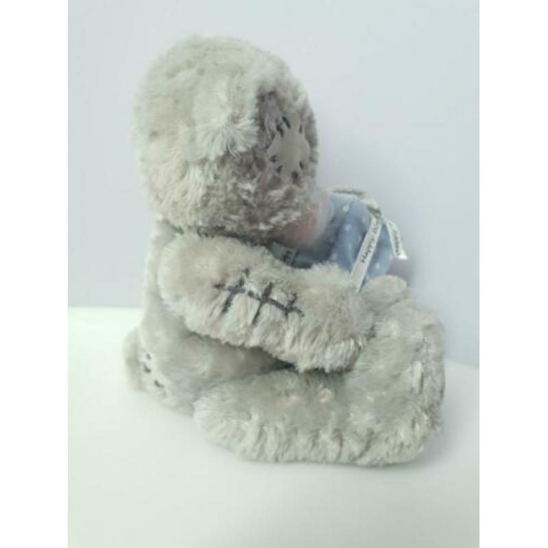 Me to you beer beertje met blauw cadeautje Happy Birthday