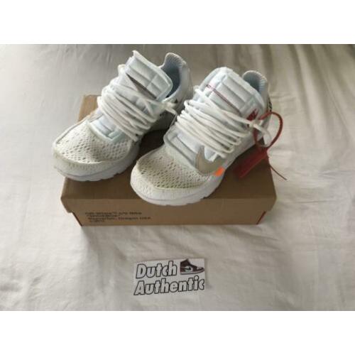 Deadstock Nike x Off White Presto’s Wit (Maat US9, EU42,5)