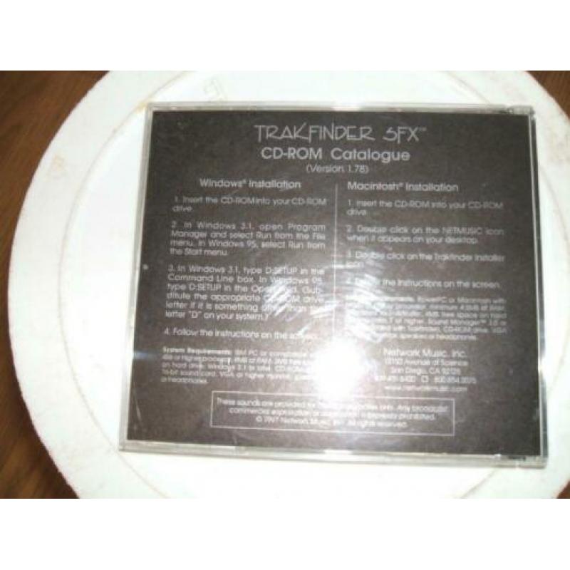 Network sound effects compact disc