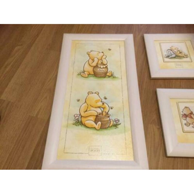 5x schilderij classic winnie the pooh