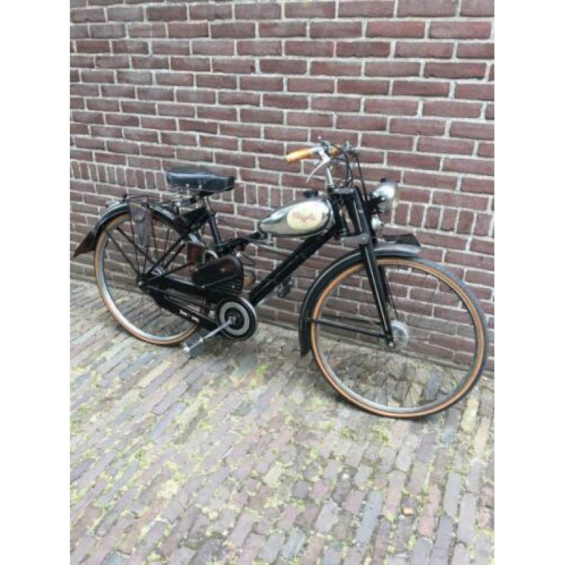 Oldtimer bromfiets Bianchi Aquilotto jaren 50