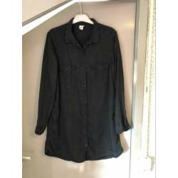Zwarte blouse jurk
