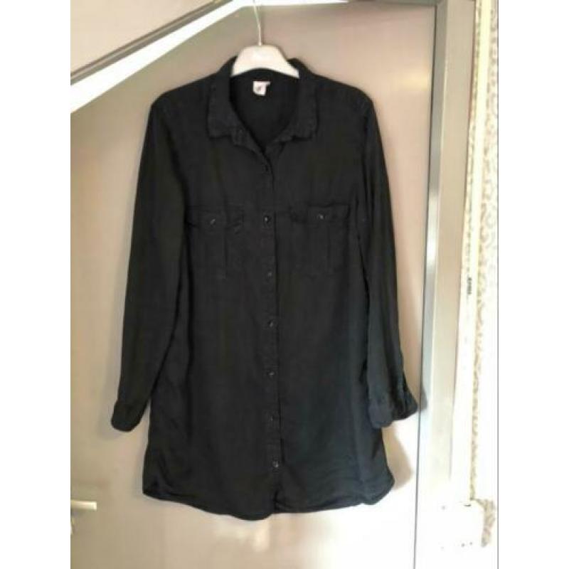 Zwarte blouse jurk