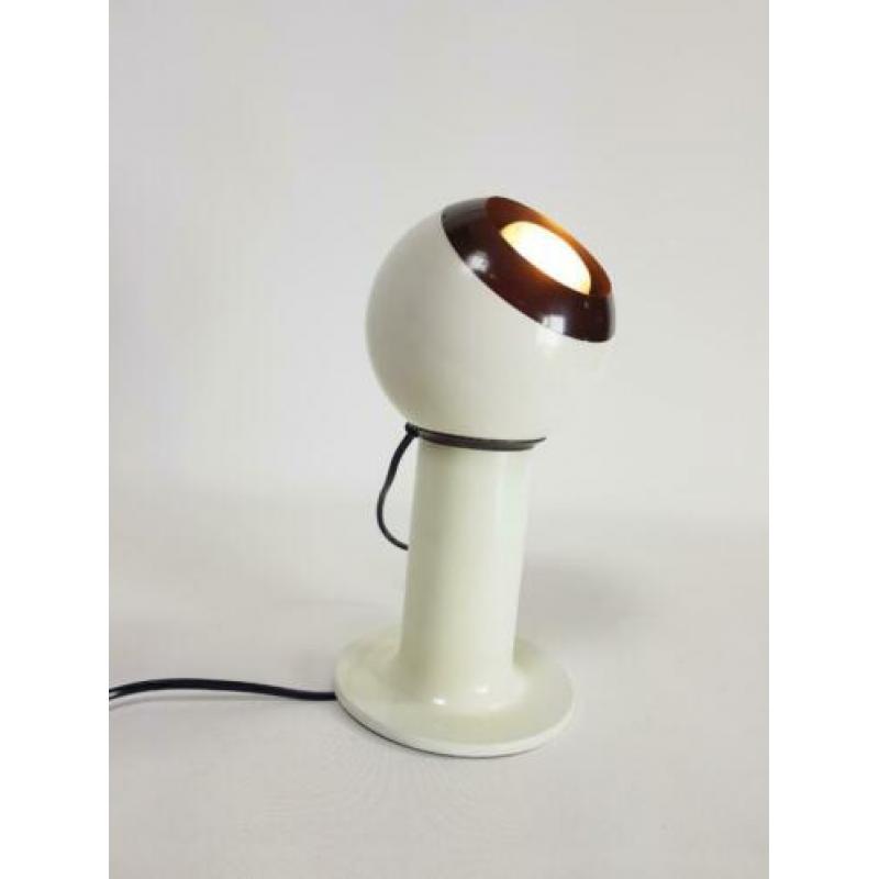Vintage raak globe plafondlamp wandlamp magneet bol spot '60