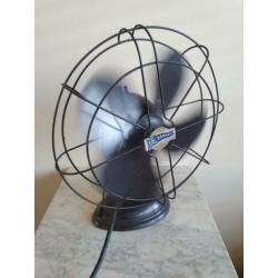 Antieke Industriële Metalen ventilator R&M Banner
