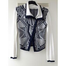 Blauw / wit vest - CANYON by NED - Maat 36 - 38