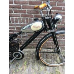 Oldtimer bromfiets Bianchi Aquilotto jaren 50