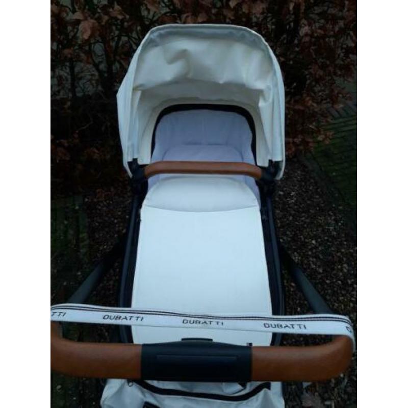 dubatti kinderwagen zwart/wit