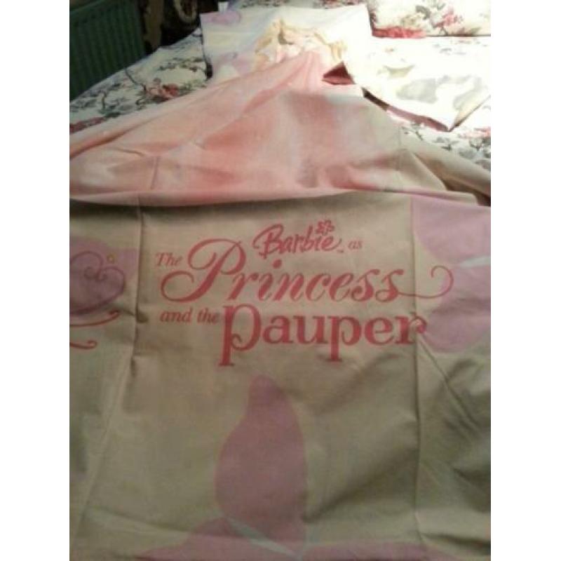 *** barbie" prinsessen dekbedovertrek "***