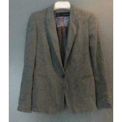 Zara basic grijs colbert maat M