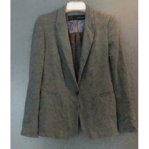 Zara basic grijs colbert maat M