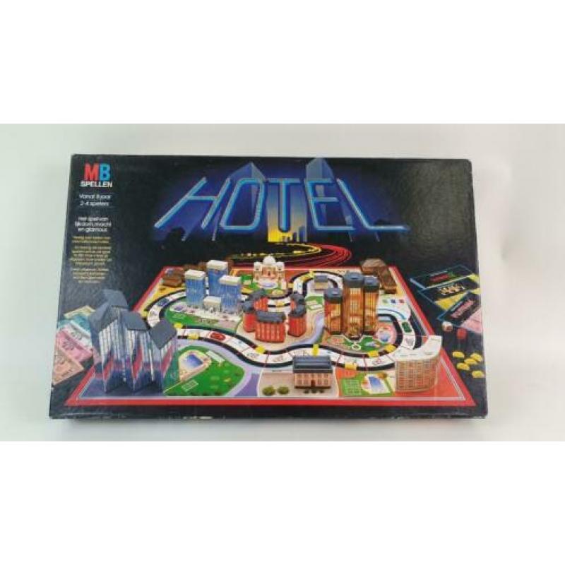 Hotel, vintage bordspel MB Spellen 1986, compleet. (1) 8C3
