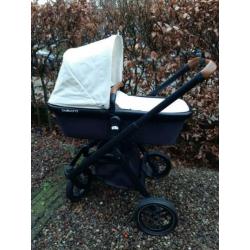 dubatti kinderwagen zwart/wit