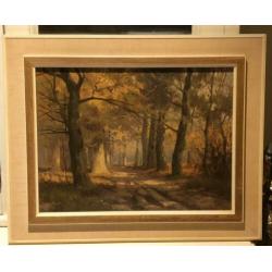 W.J. Alberts - boslandschap