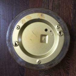lamp jaren 60/70 plafonnière bubbel glas