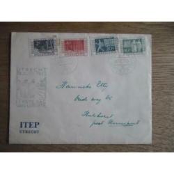Nederland. FDC ITEP Utrecht 1952