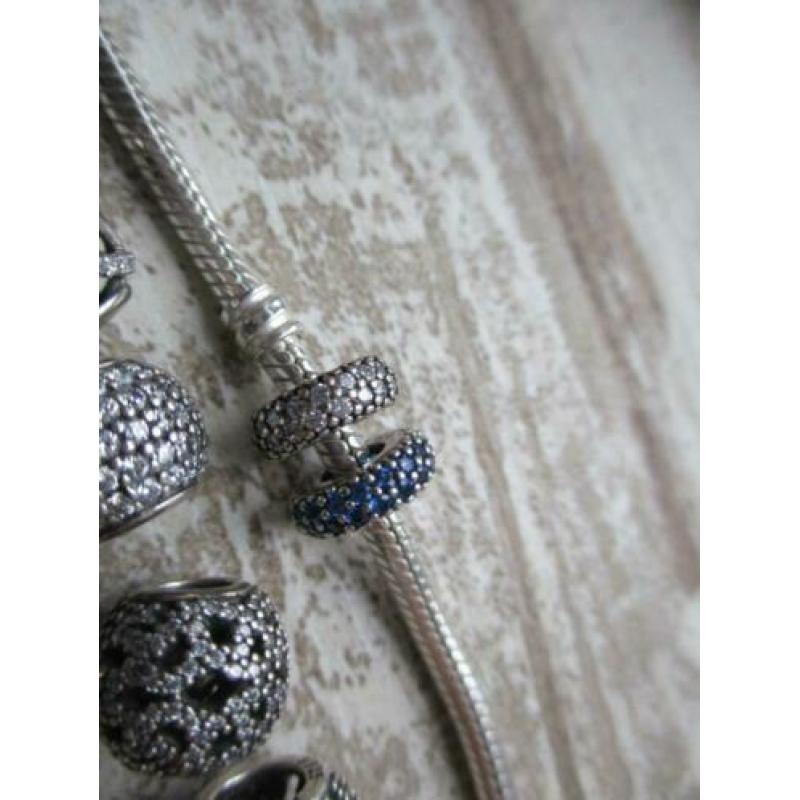 pandora shiny strass bedels NIEUW.