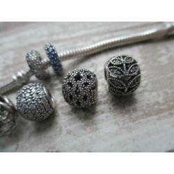 pandora shiny strass bedels NIEUW.