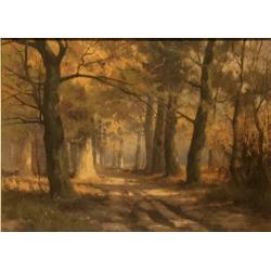 W.J. Alberts - boslandschap