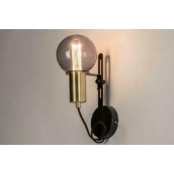 tafellamp bureau tafel bed bank lamp messing goud zwart