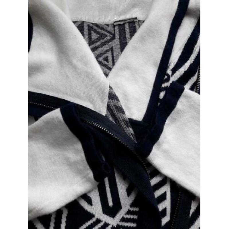 Blauw / wit vest - CANYON by NED - Maat 36 - 38
