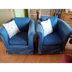Laura Ashley fauteuils,