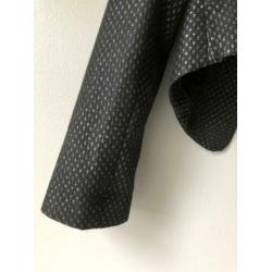 Korte zwarte blazer met glitter scotch & soda: maat 4