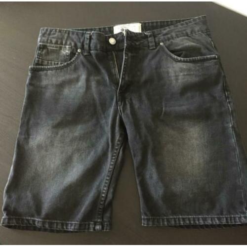 Zwarte ZARA denim shorts slim fit maat 40