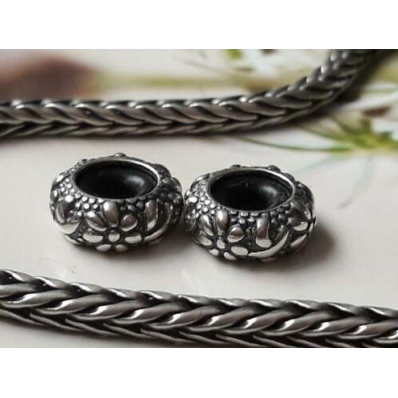 Bloem Stopper Voor aan Je Trollbeads Armband